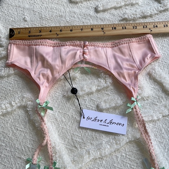 For Love & Lemons Midsummer Floral Garter Belt - Picture 9 of 11